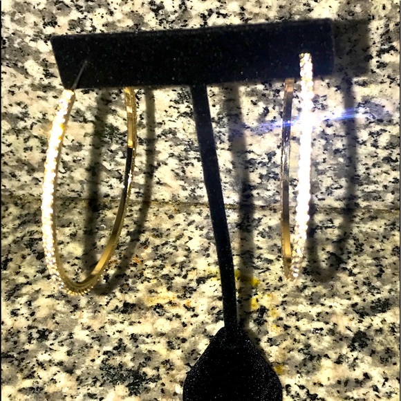 Rinestone Hoops - Picture 1 of 3